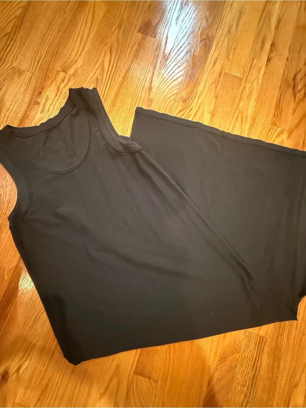 lululemon athletica Black Maxi Tank Dress